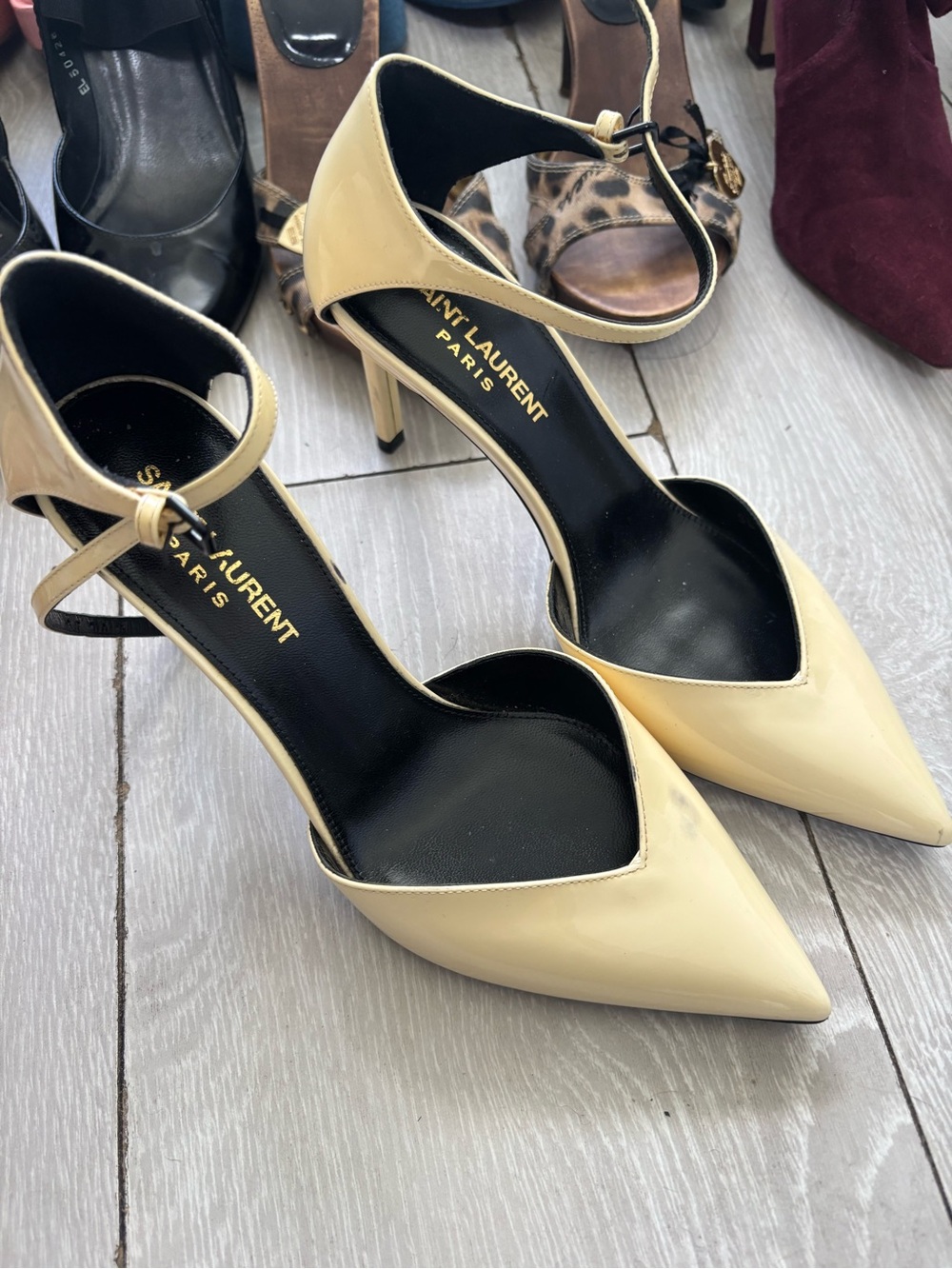 Saint Laurent Ankle-Strap Heels